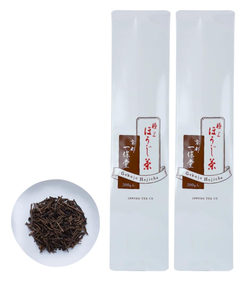Amazon.co.jp: 一保堂茶舗 極上ほうじ茶 200g×2袋セット 茶葉